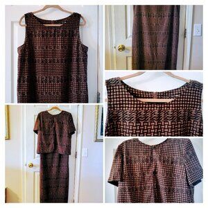 BEAUTIFUL TWO-PIECE Sundress & ShortSleeve Matching Overcoat--SO PRETTY!!!